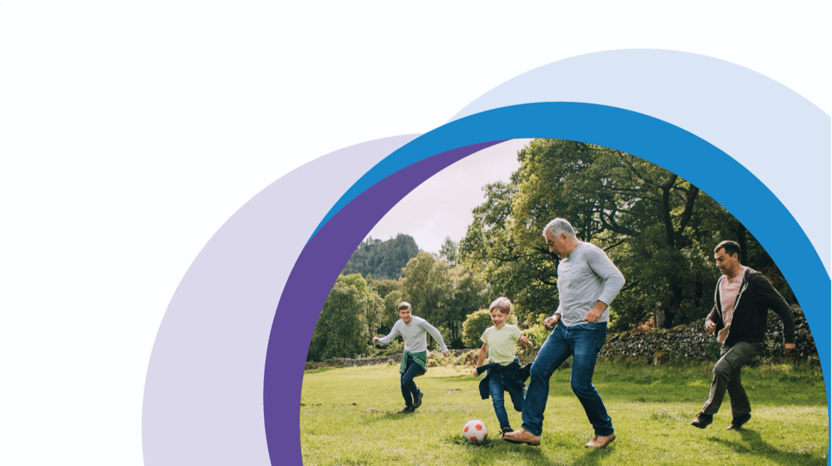 ostanite aktivni, telovadite, igrajte nogomet, obvladujte sladkorno bolezen tipa 2, Act4Diabetes