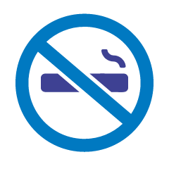 ikona ikona brez kajenja