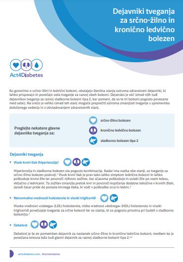 Dejavniki tveganja za kardiovaskularno bolezen in kronično ledvično bolezen