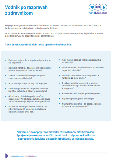 Vodenje skozi pogovore z vašim zdravnikom